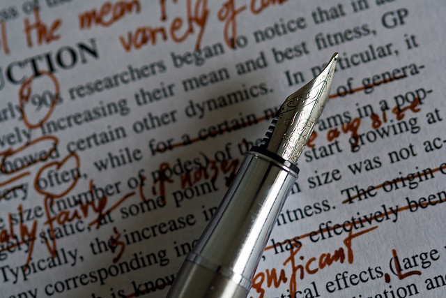 Text editing.