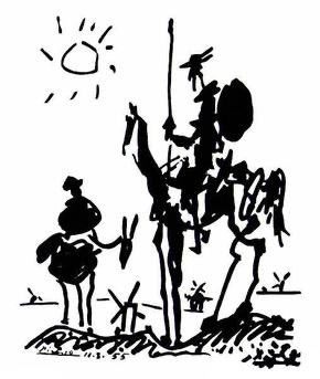 Don Quixote (1955) by Pablo Picasso