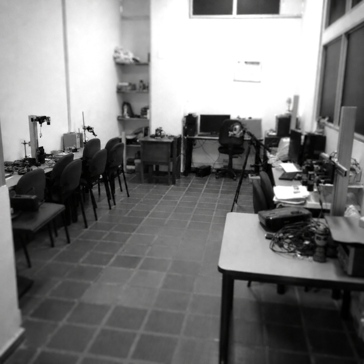 The lab in its early days